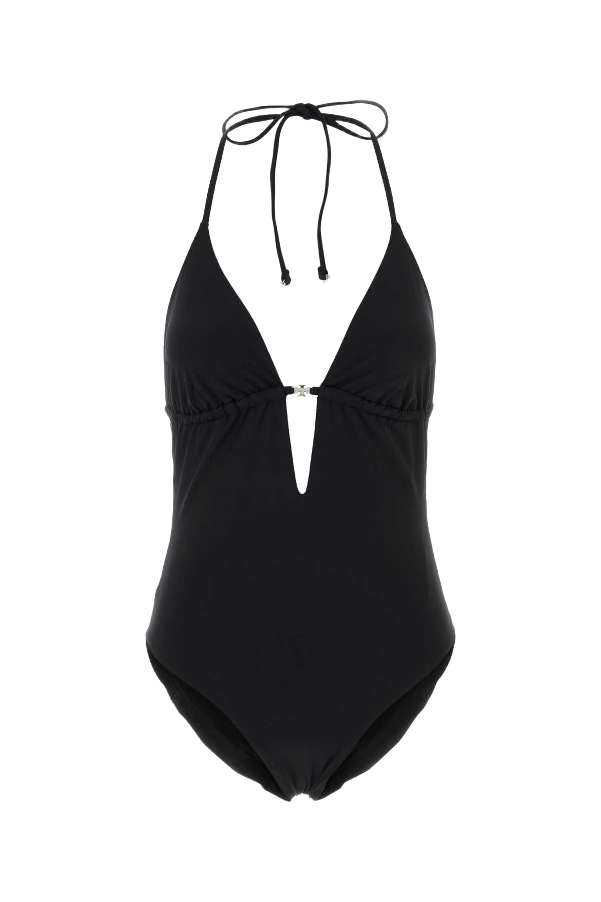 Black Stretch Nylon Swimsuit Costumi Da Bagno