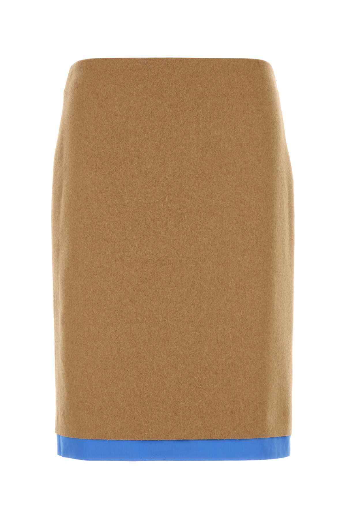 Beige Camel Skirt Cammello Gonne