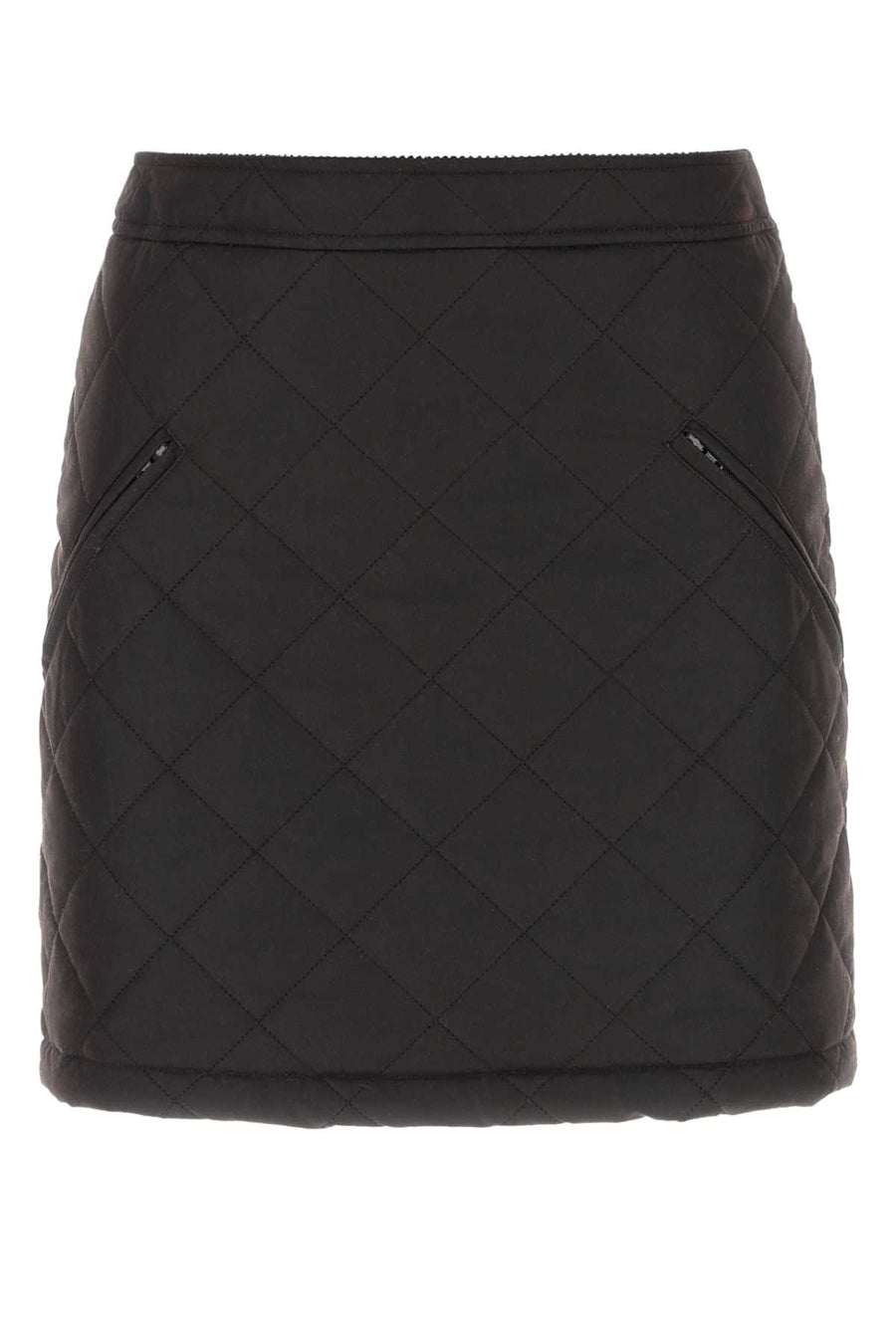 Burberry Exterior: 100% Cotton mini skirt in black