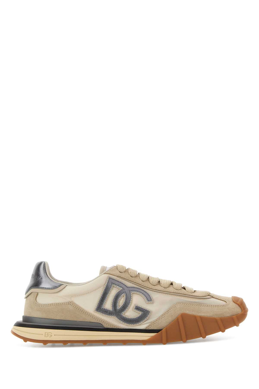 Dolce & Gabbana 50% Nylon sneaker in beige