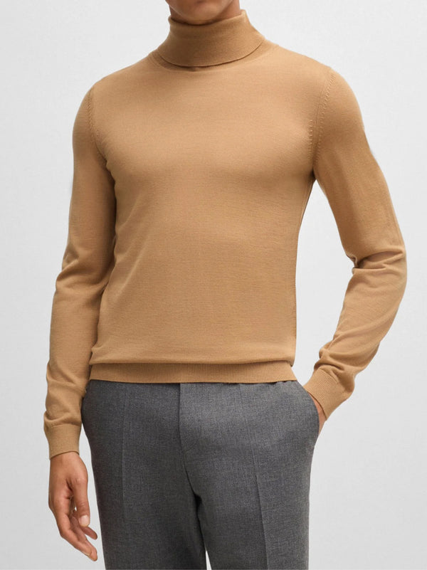Hugo Boss 100% Virgin Wool sweater in beige