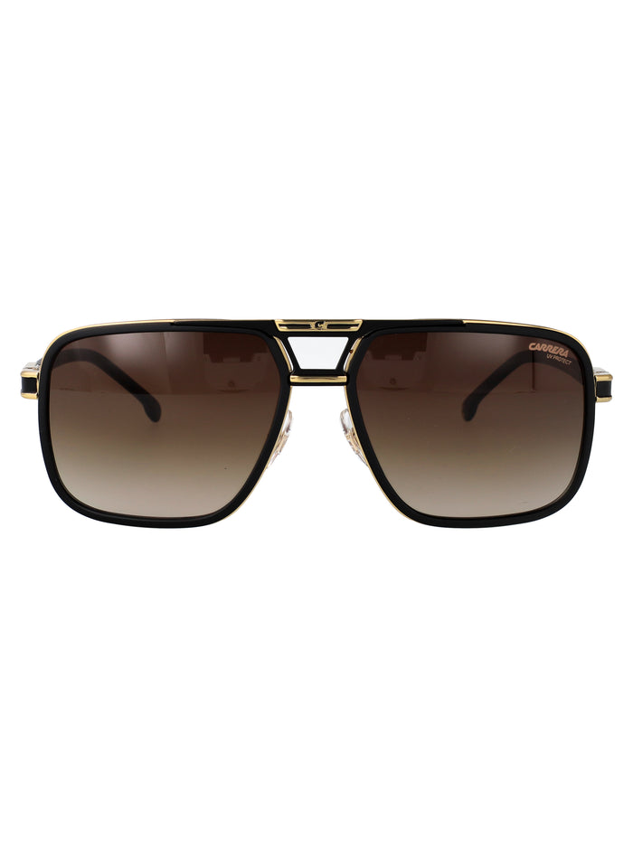 Carrera 1071-S I46 Matte Black Gold Metal Sunglasses