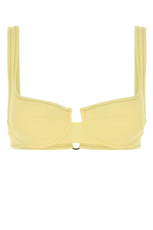 Reina Olga Bikini Exterior: 78% Nylon 22% Elastane; Lining: 78% Nylon 22% Elastane bikini top in yellow