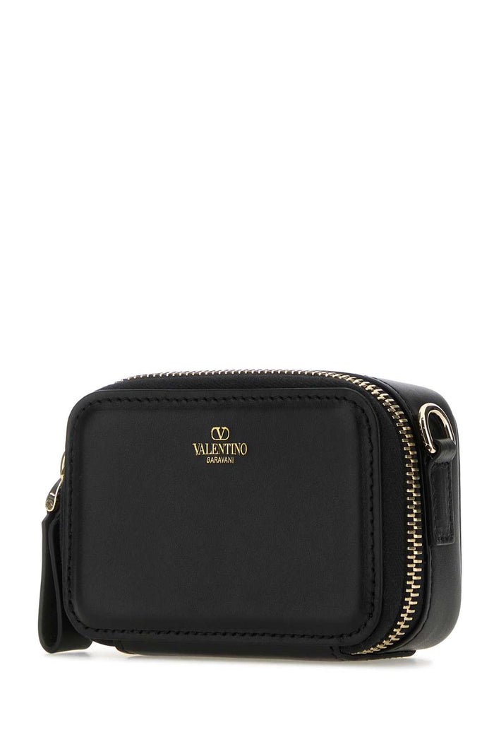 Black Leather Wallet Nero Exterior: Portafogli