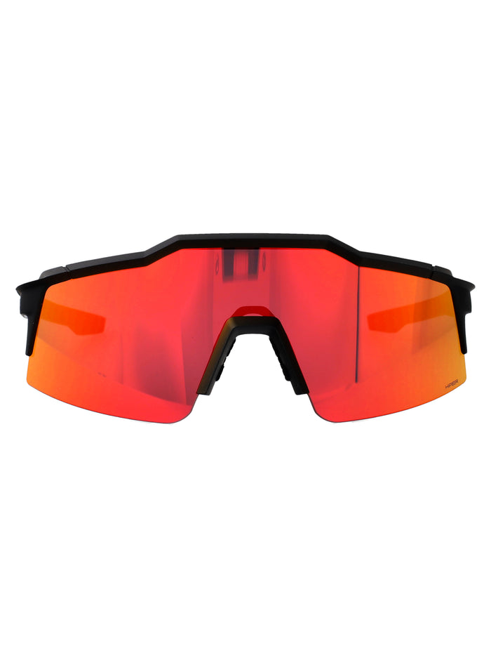 Speedcraft Sl Soft Tact Black - Hiper Red Multilayer Mirror Lens Acetate Sunglasses