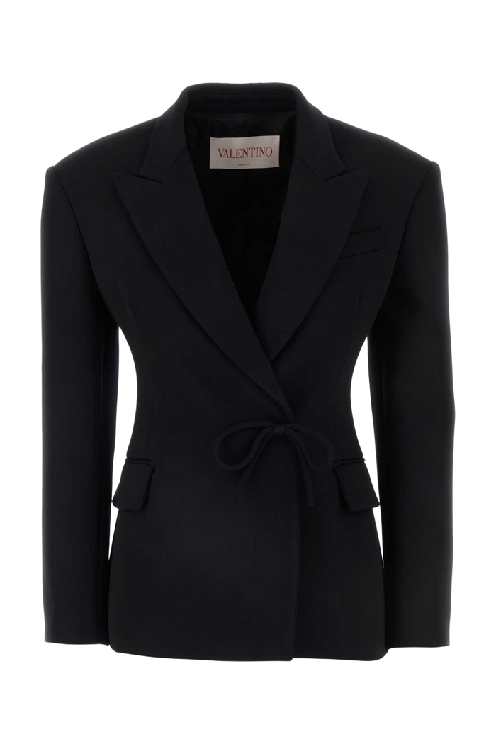 Black Wool Blazer Nero Giacche E Gilet