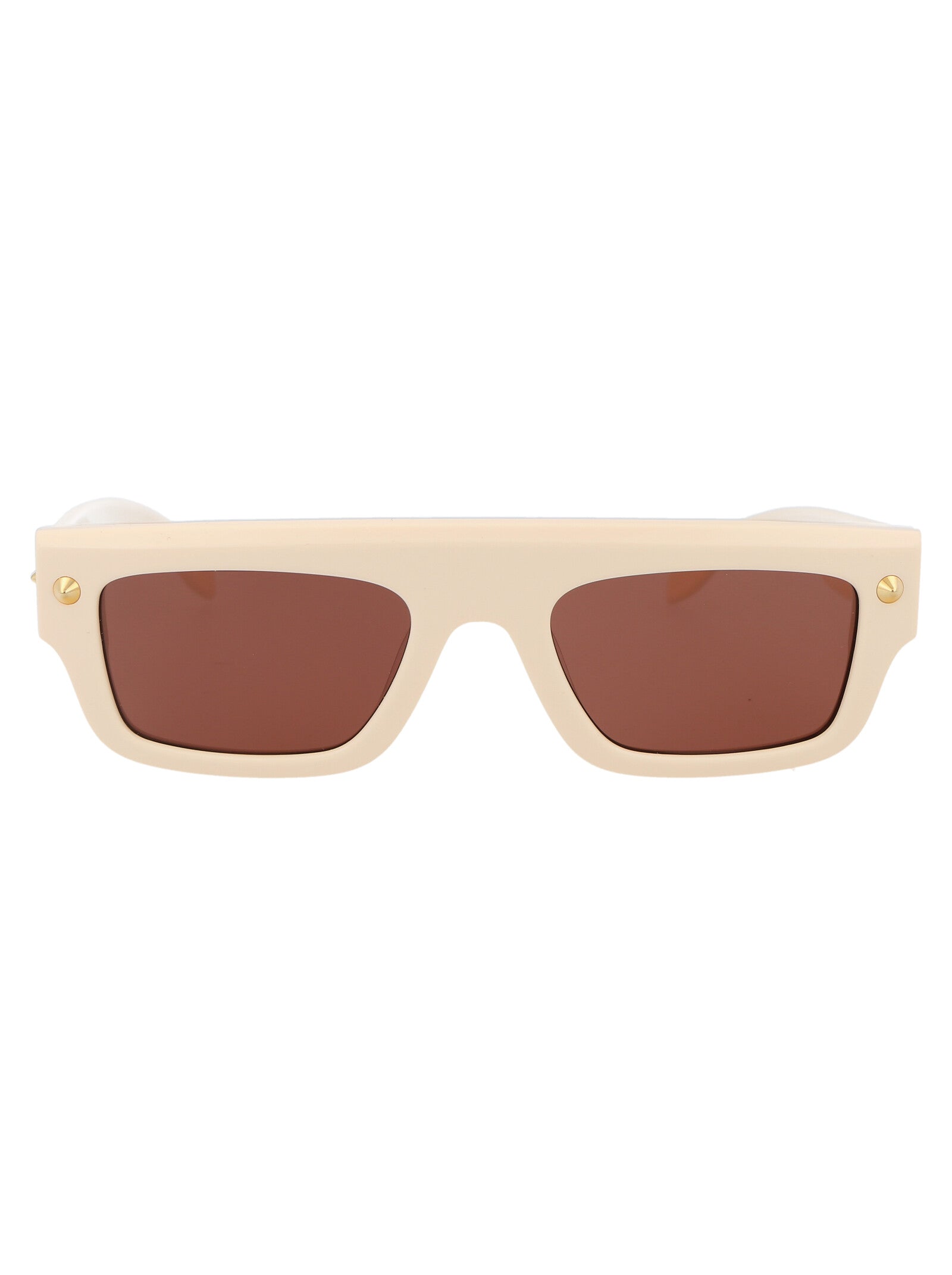 Am0427s 004 Ivory Brown Acetate Sunglasses