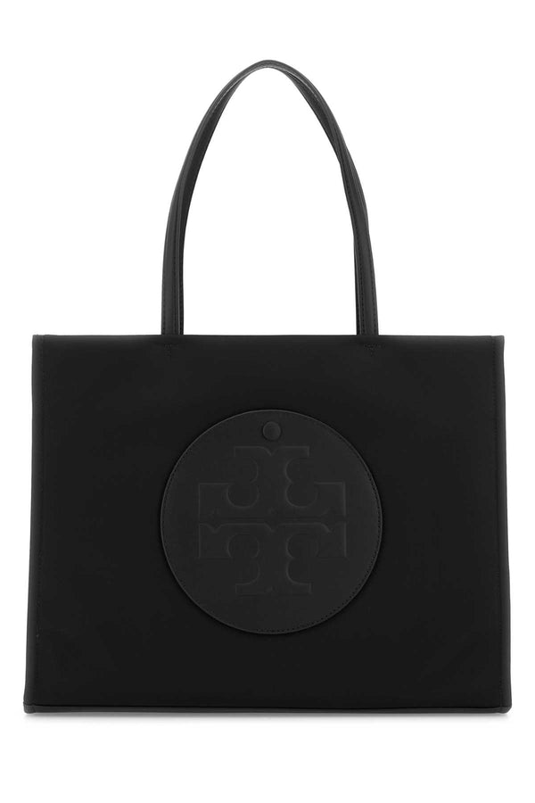 Tory Burch Tote Body: 100% Nylon; Trim: 71% Polyurethane PU tote bag in black