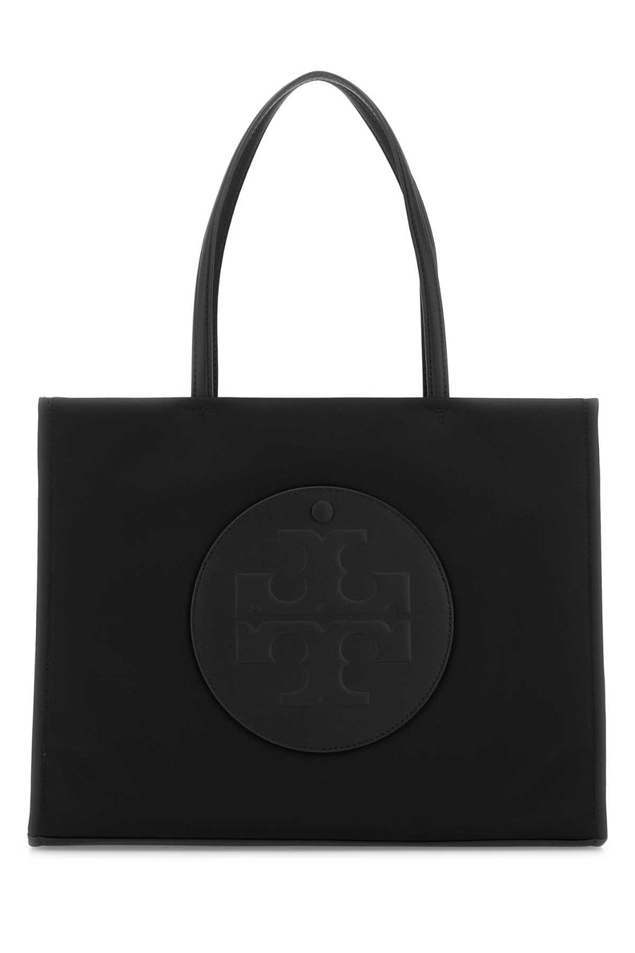 Tory Burch Tote Body: 100% Nylon; Trim: 71% Polyurethane PU tote bag in black