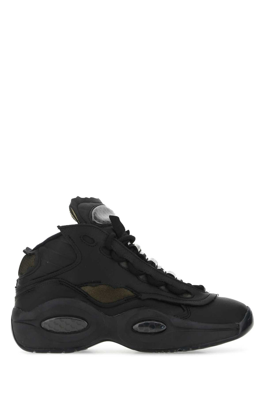 Reebok Margiela Exterior: 100% Leather sneaker in black
