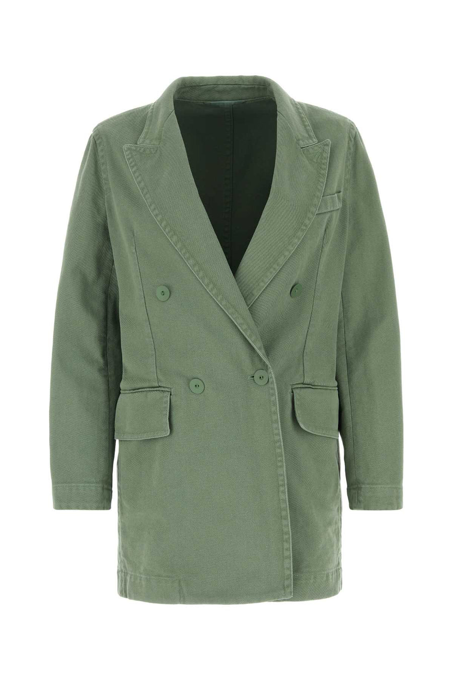 Max Mara 100% Cotton blazer in green