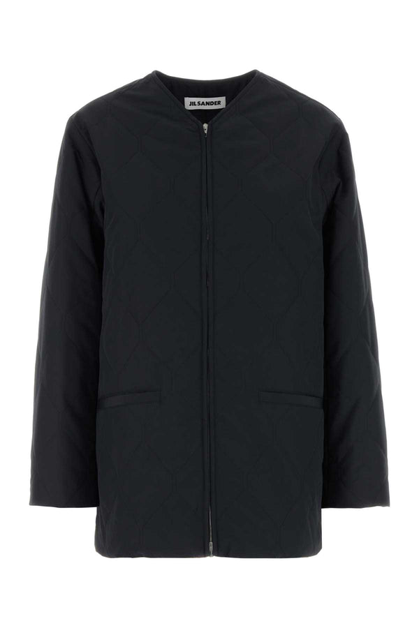 Black Polyester Jacket 001 Giacche E Gilet