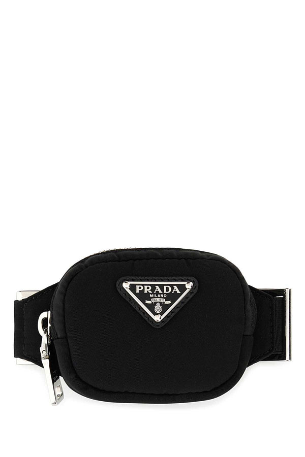 Prada 100% recycled polyamide belt bag in black