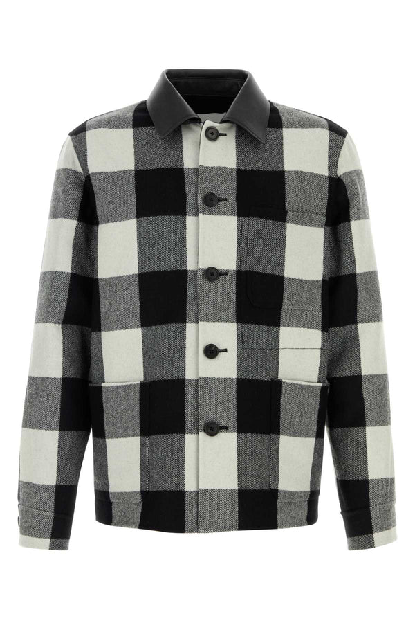 Givenchy Long 100% Wool overshirt in multicolor