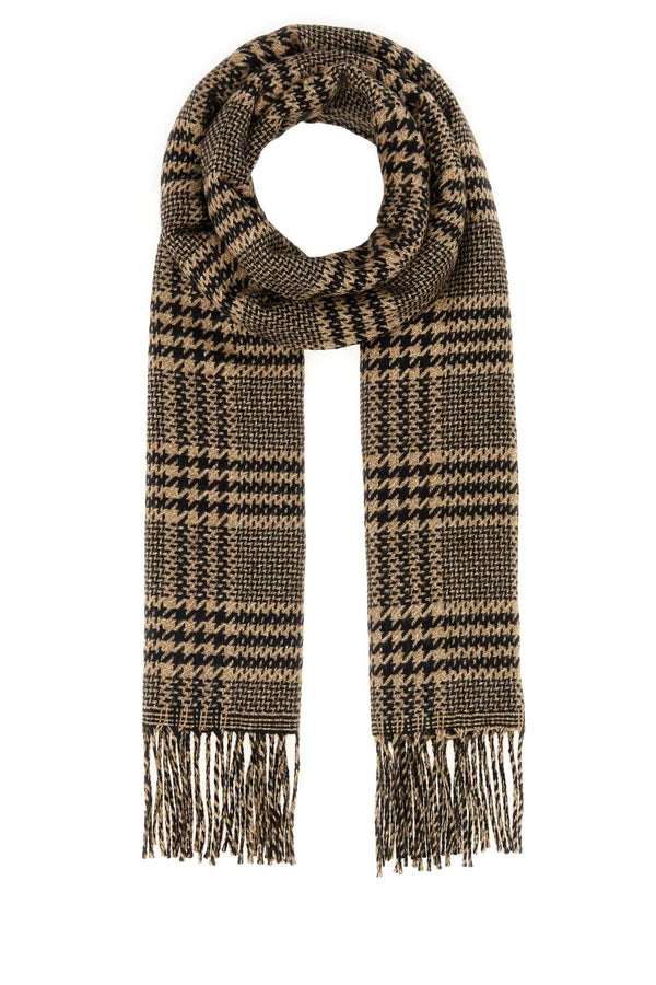 Saint Laurent Prince 51% Silk 49% Cashmere scarf in black