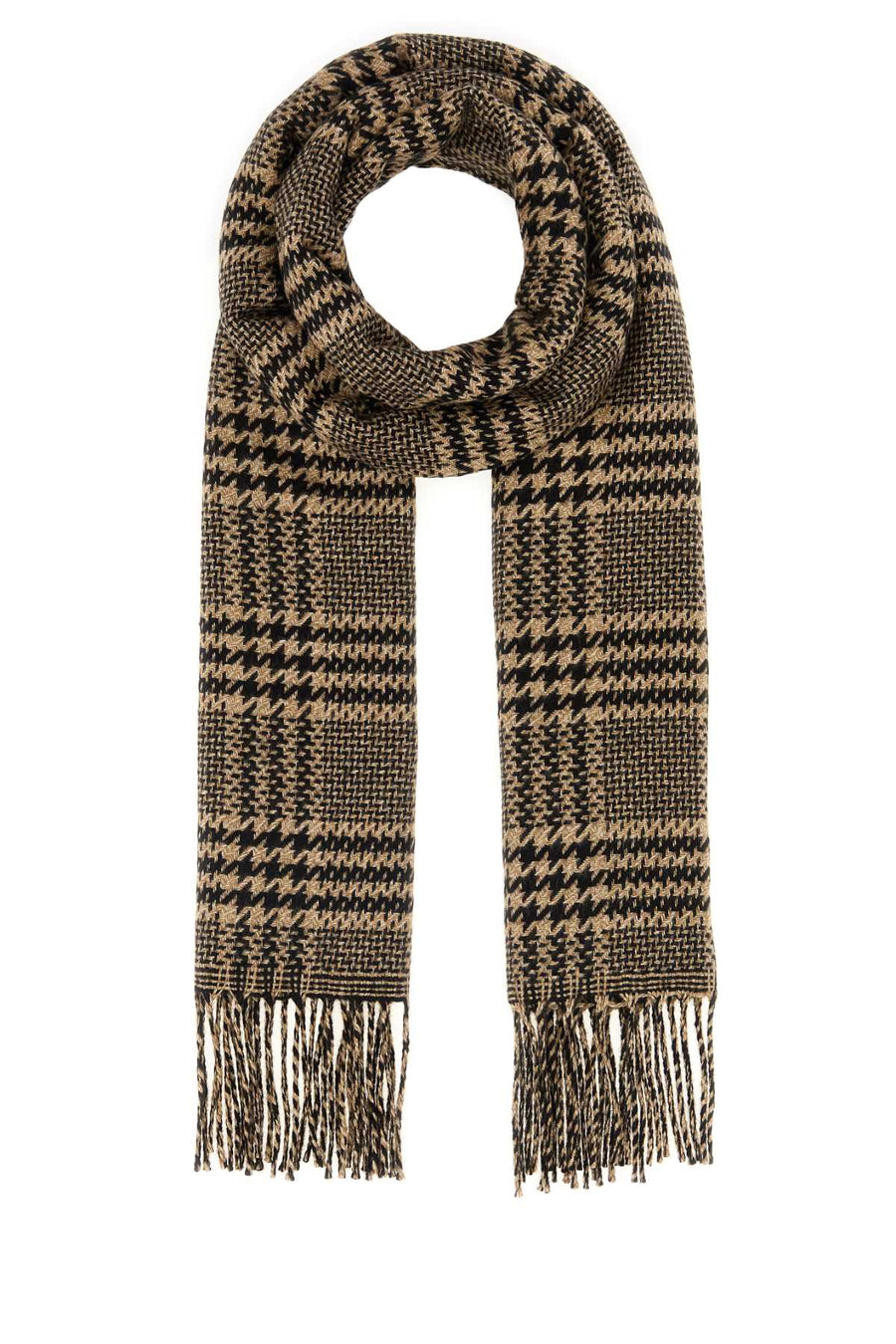 Saint Laurent Prince 51% Silk 49% Cashmere scarf in black