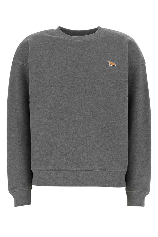 Maison Kitsune Comfort 100% Cotton sweatshirt in gray