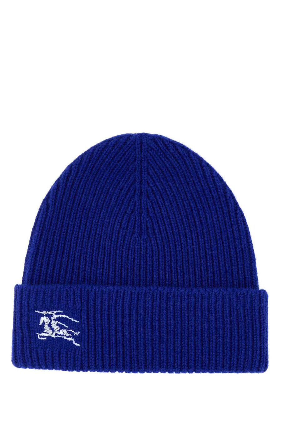 Burberry CUFFIA 100% Cashmere beanie in blue