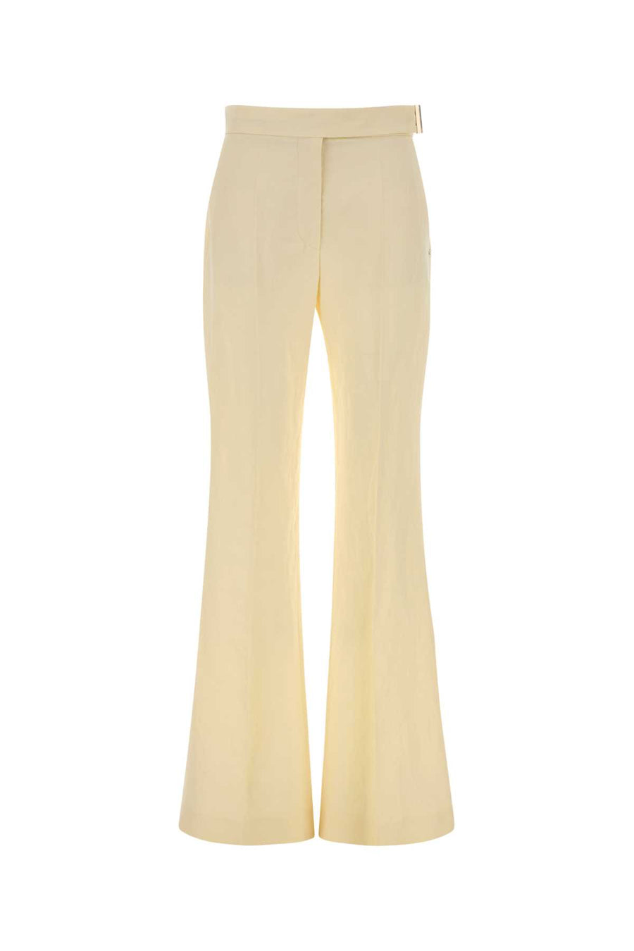 Sportmax 56% Viscose trousers in yellow