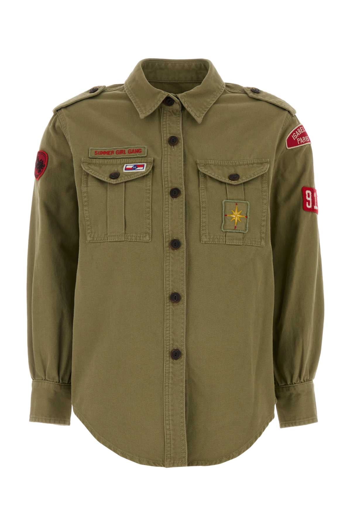 Ch0322fad2i03i 67ki Khaki Exterior: Cotton Camicie