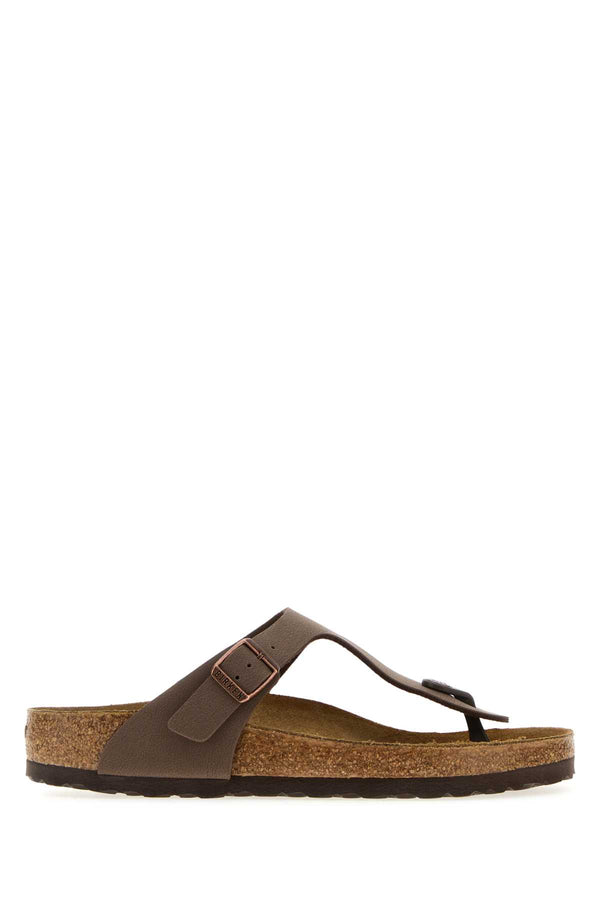 Birkenstock Mokka Exterior: 100% Leather sandal in brown