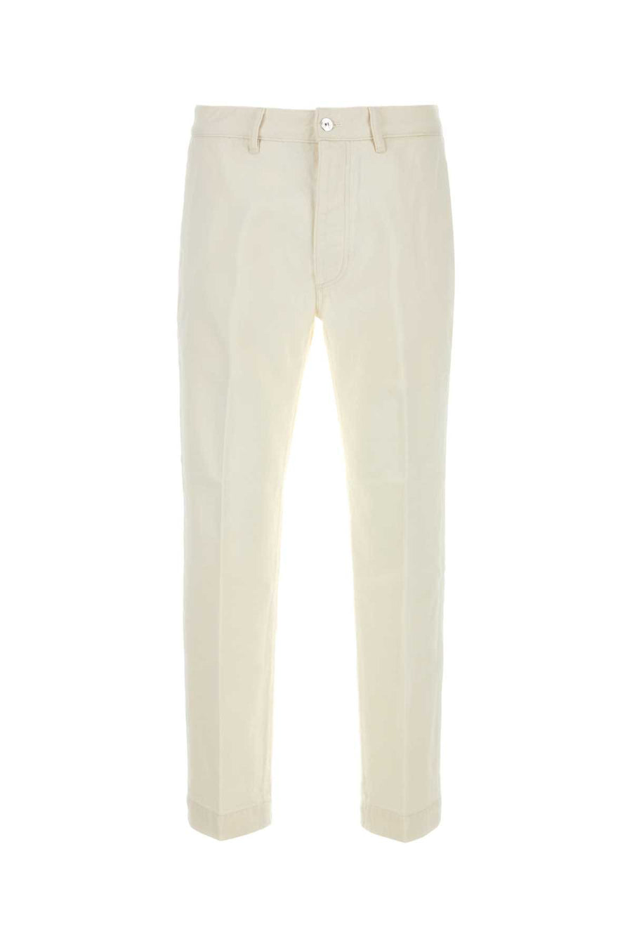 Nine In The Morning 100% Cotton trousers in white