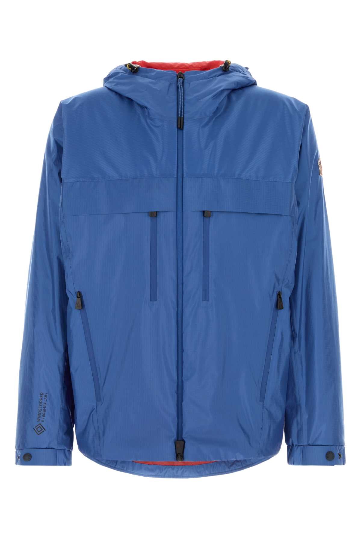 Blue Polyester Thurn Down Jacket 75c Base Fabric: Polyamide/nylon Giubbini