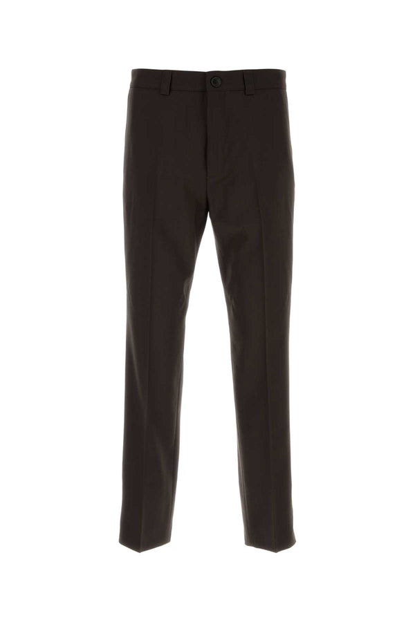 Gucci 100% Wool trousers in brown