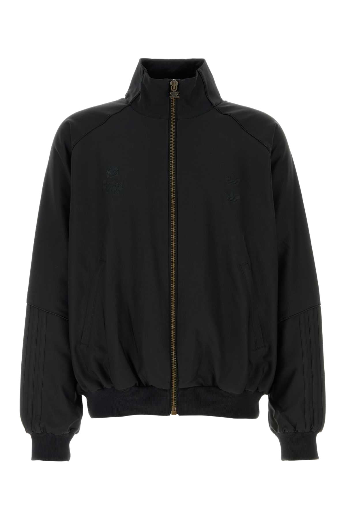 Black Twill Adidas By Willy Chavarria Oversize Sweatshirt Exterior: Polyester Elastane Felpe