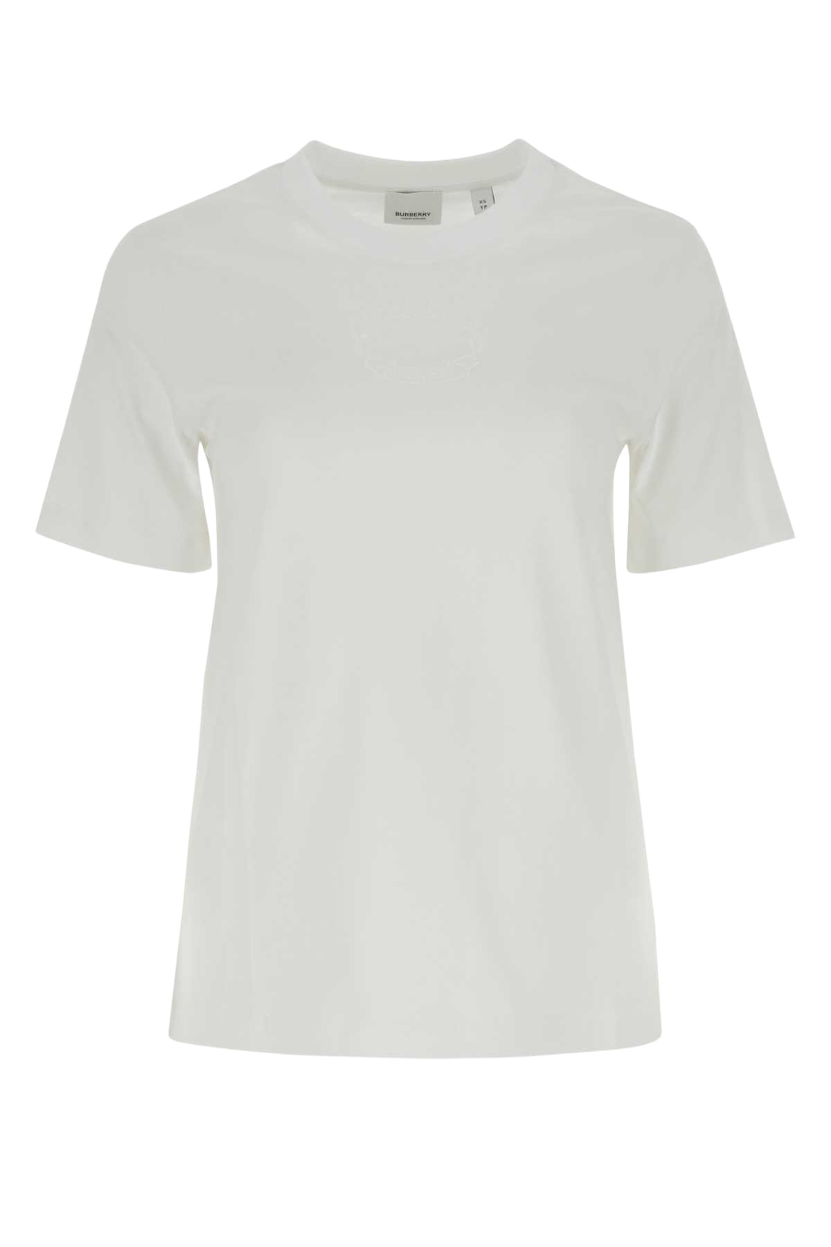 White Cotton T-Shirt Exterior