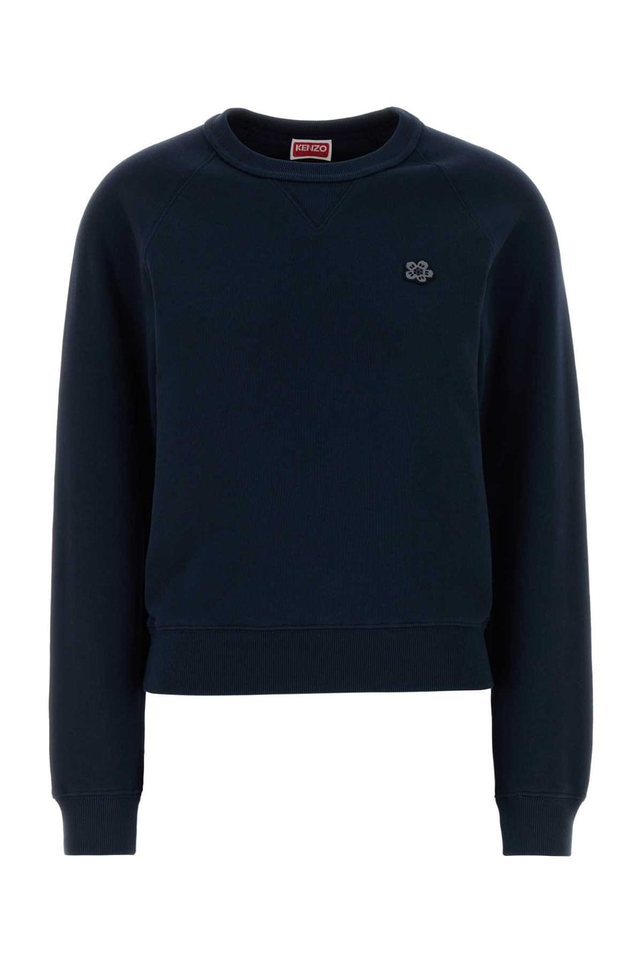 Kenzo Flower 100% Cotton sweatshirt in navy
