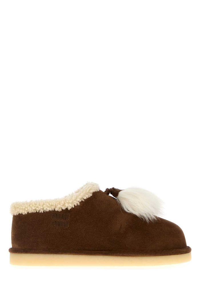 Brown Suede Ankle Boots Cacao Vitello-ovisariesaries Mocassini