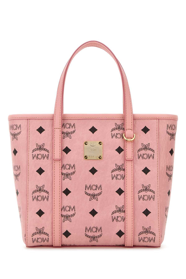 MCM Toni Exterior: 100% Fabric tote bag in pink