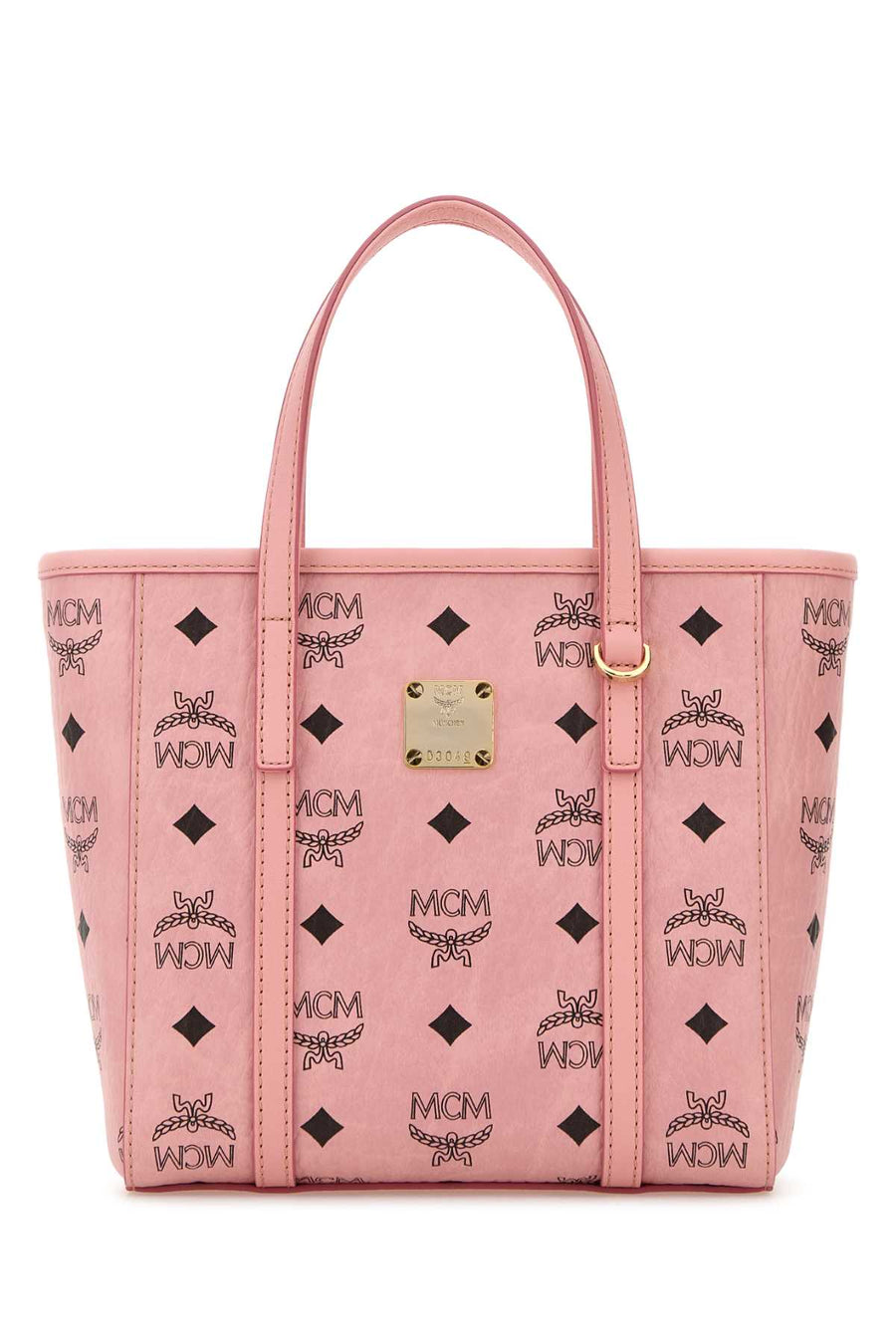 MCM Toni Exterior: 100% Fabric tote bag in pink