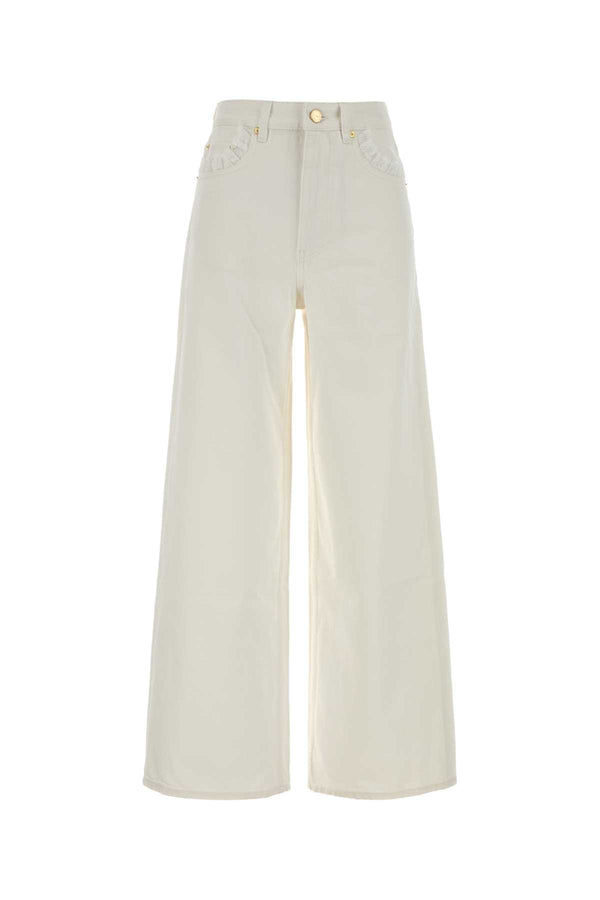 Ganni Denim 100% Organic Cotton jeans in white