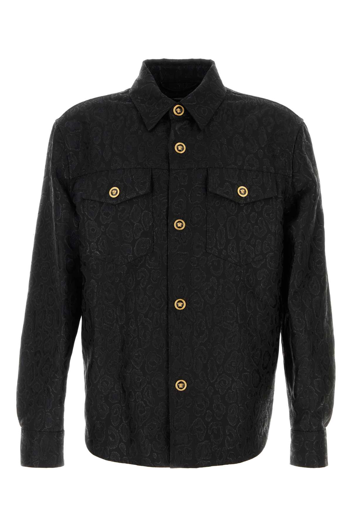 Black Jacquard Shirt 1.outer Fabric:nylon Camicie