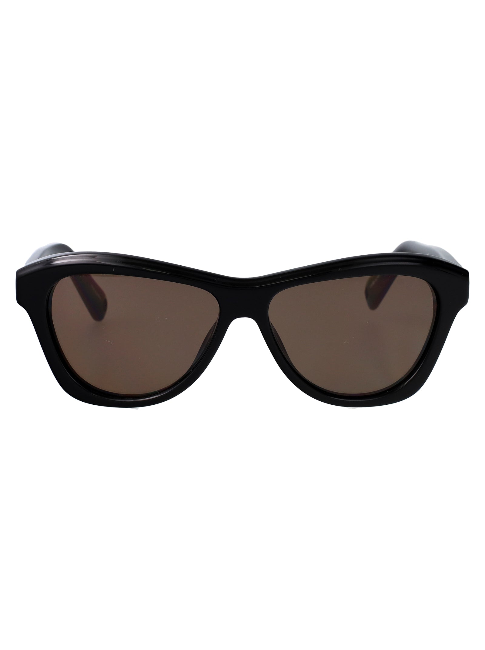 Palmier Black/ Silver/ Grey Acetate Sunglasses