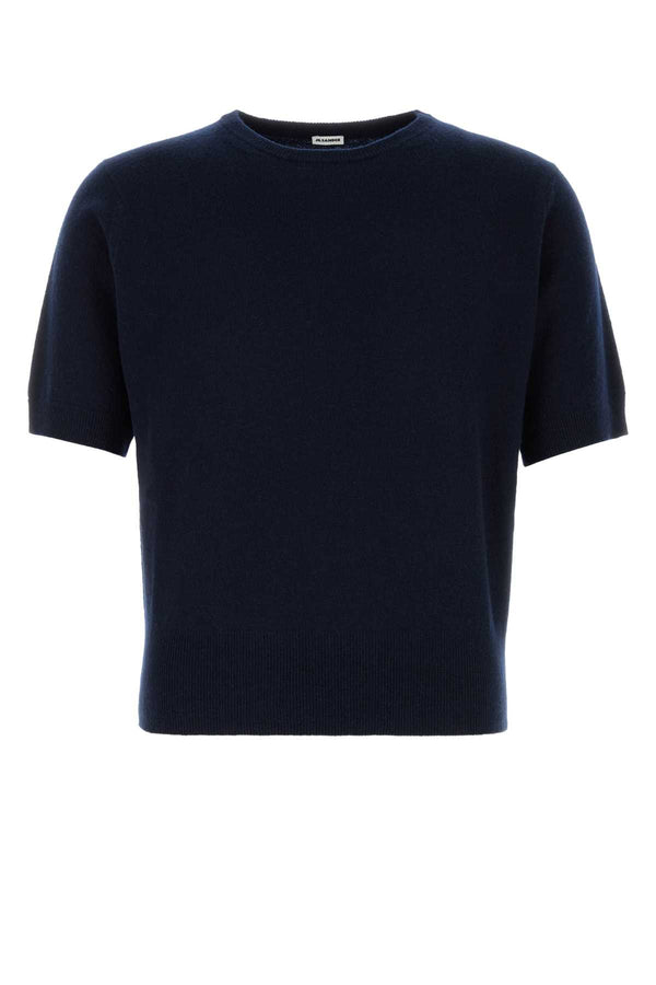 Jil Sander Jumper 90% Wool 10% Cashmere sweater in navy