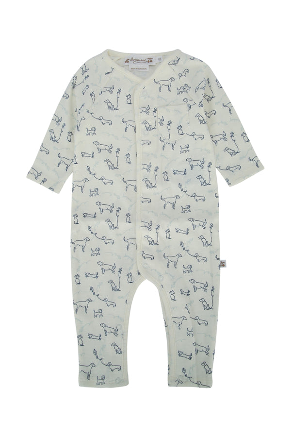 Bonpoint Underwear 100% Organic Cotton bodysuit in cream