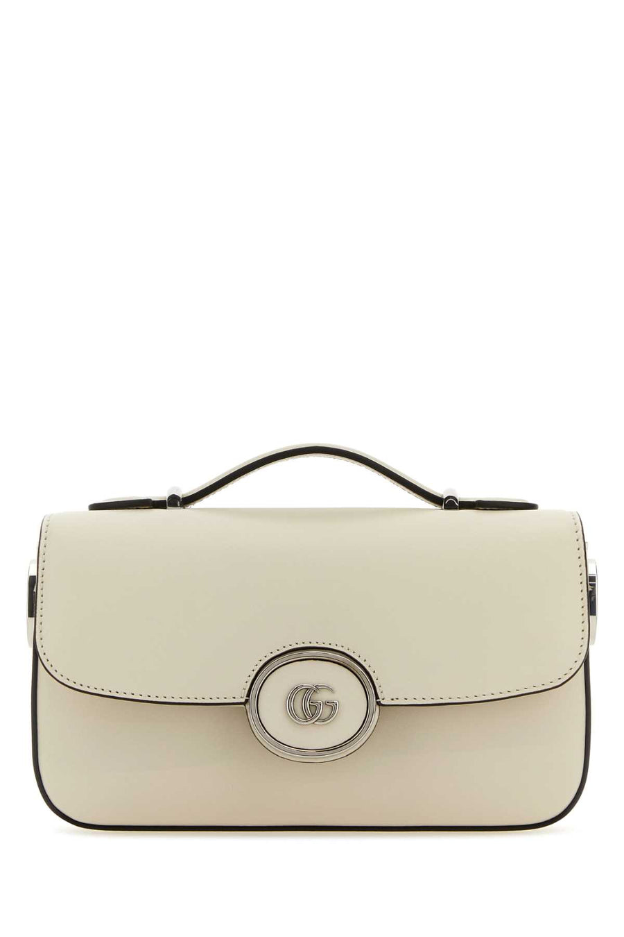 Gucci Exterior: 100% Leather shoulder bag in white