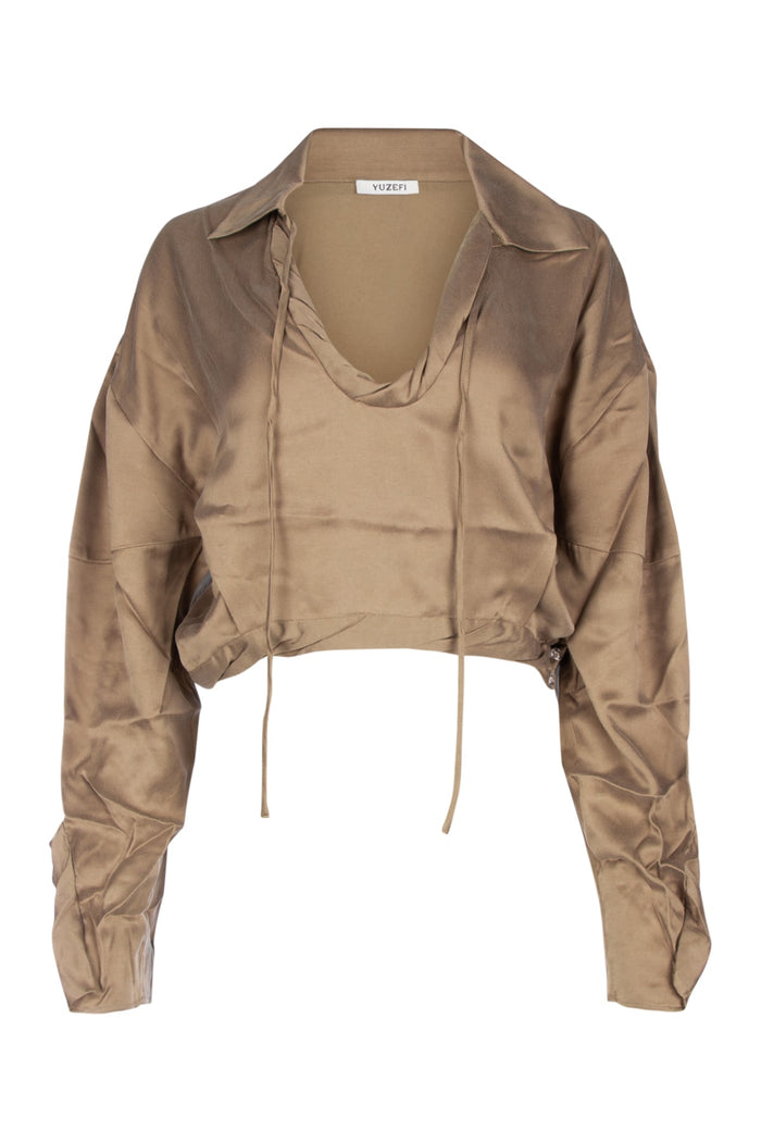 Maglia Taupe Cotton Maglieria