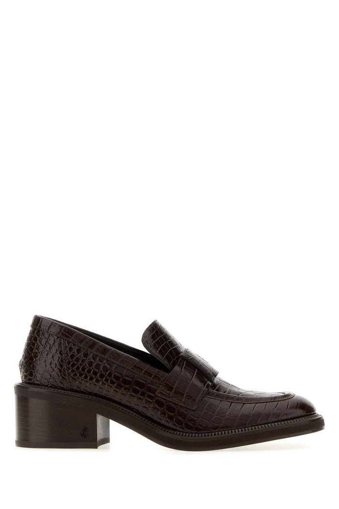 Chocolate Leather Tylor 60 Pumps Scarpe Con Tacco