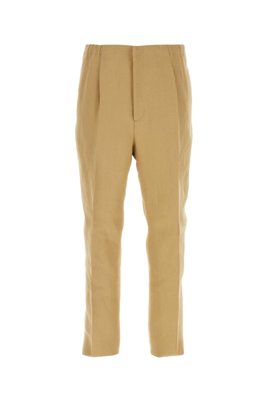 Fendi 100% Paper trousers in camel