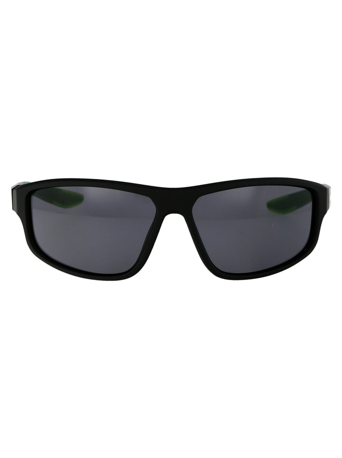 Dj0805 010 Matte Black Green Acetate Sunglasses