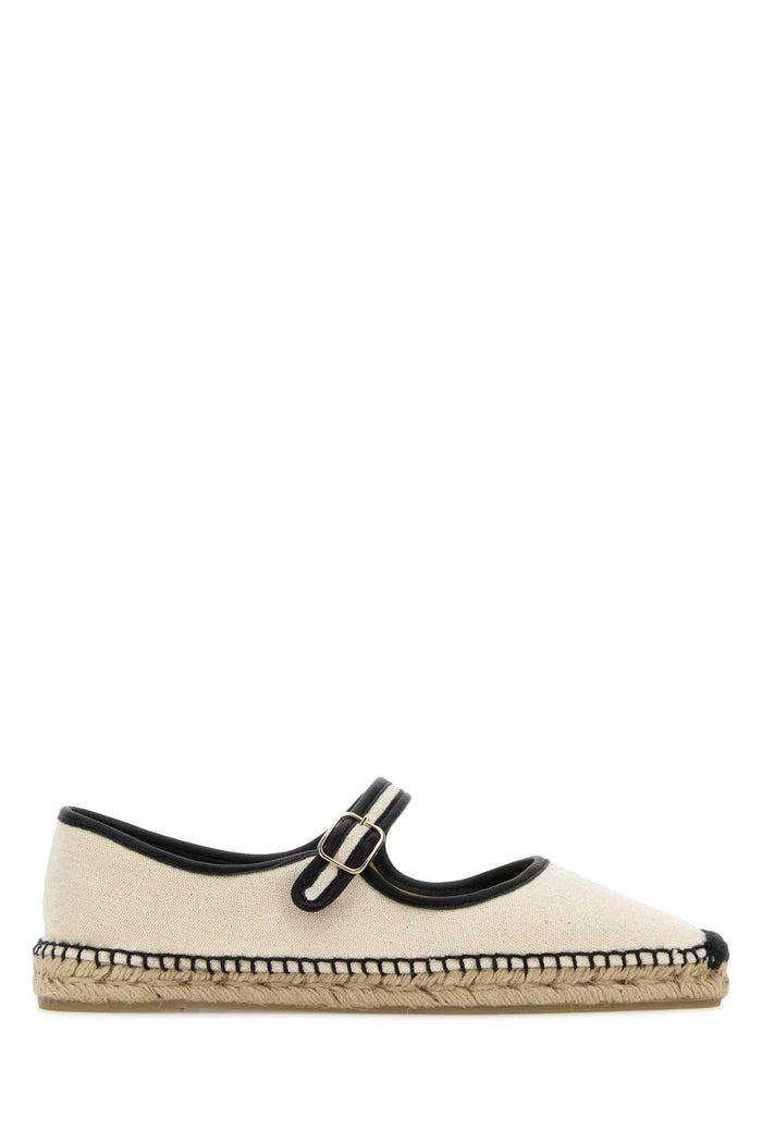 Ivory Canvas Padua Espadrilles Crudo Espadrillas