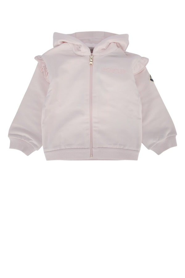 Moncler Jr Clothing 95% Cotton / 5% Elastane hoodie in pink