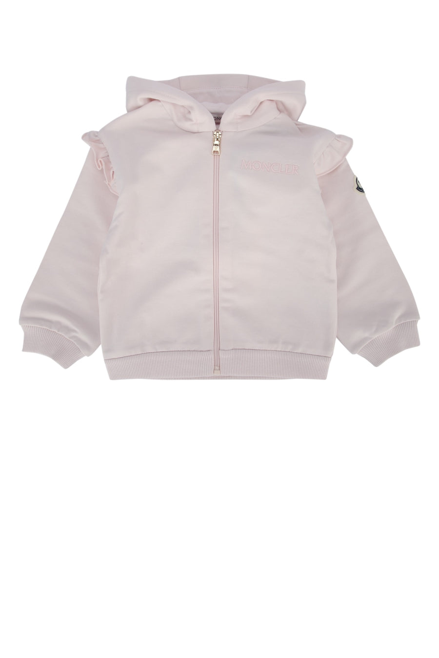 Moncler Jr Clothing 95% Cotton / 5% Elastane hoodie in pink