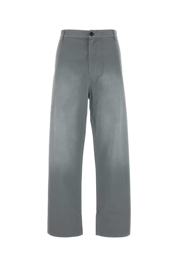 Miu Miu 100% Cotton trousers in gray