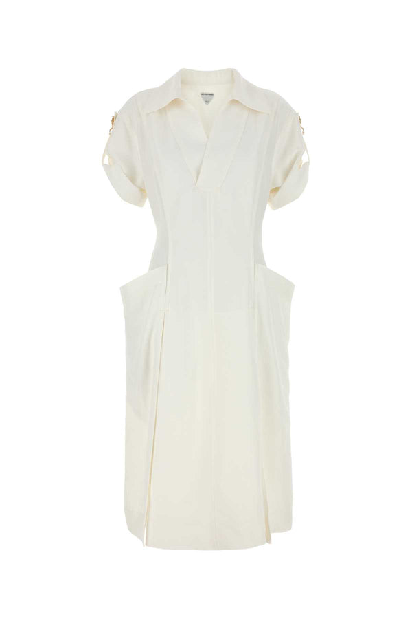 Bottega Veneta Bianco 76% Viscose dress in white