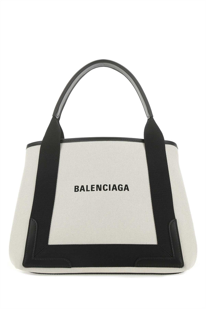 Two-Tone Canvas Handbag 9260 T Cotton Borse A Mano